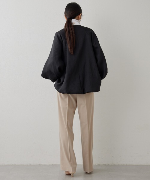 【新品未使用】 Whim Gazette Howa パンプスブラック　38サイズ Whim Gazette スラックス パンツ フロントスリットパンツ