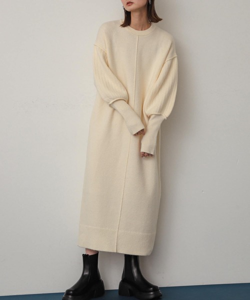 URBAN RESEARCH - ニット➕ ワンピース set URBAN RESEARCH ITEMS｜チェックワンピース*クロップドニット