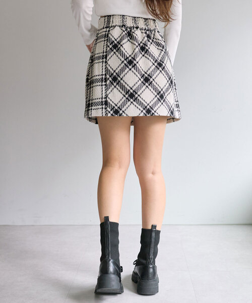 OLIVE des OLIVE（オリーブデオリーブ） スカート バイアスチェック