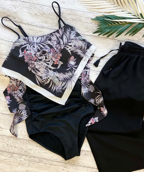 三愛　ビキニ　スイムウェア　新品　ブラック　シンプル San-ai Resort 三愛水着楽園 水着 軽い着け心地でしっかり盛れる