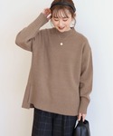 タートルネック ニット セーター モックネック...の詳細画像5
