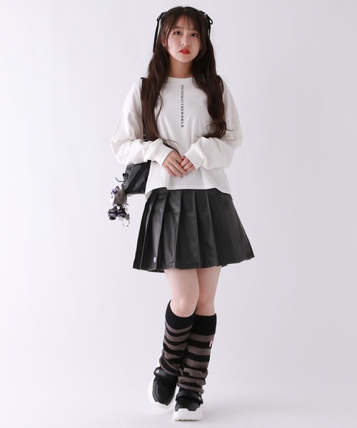 repipi armario（レピピアルマリオ） スカート 「クロミ」プリーツ