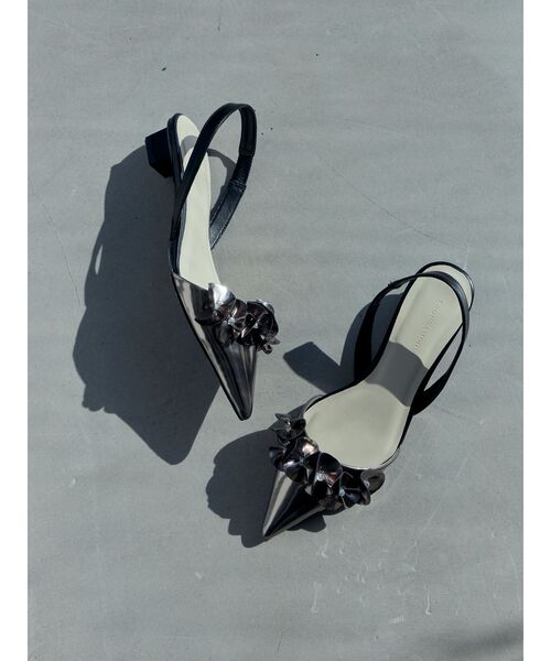 新品】LAGUNAMOON LADYアシンメトリーパンプス LAGUNAMOON パンプス