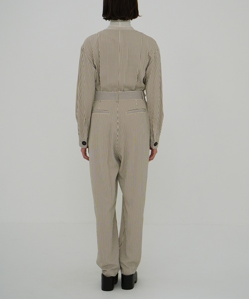 オールインワン STRIPE BIG BUTTON ALL IN ONE レディース