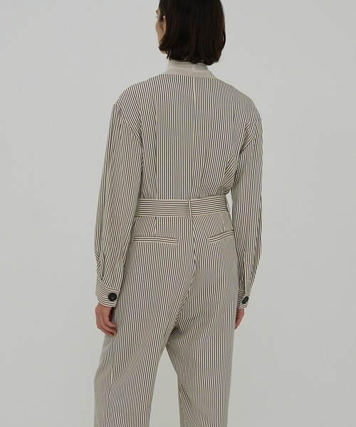 オールインワン STRIPE BIG BUTTON ALL IN ONE レディース