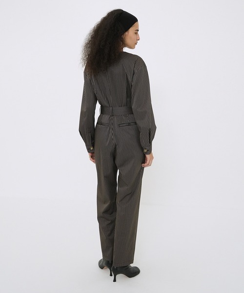 オールインワン STRIPE BIG BUTTON ALL IN ONE レディース