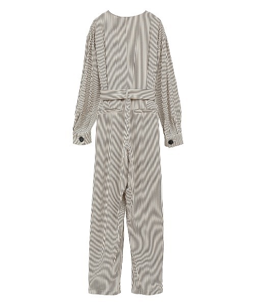 オールインワン STRIPE BIG BUTTON ALL IN ONE レディース