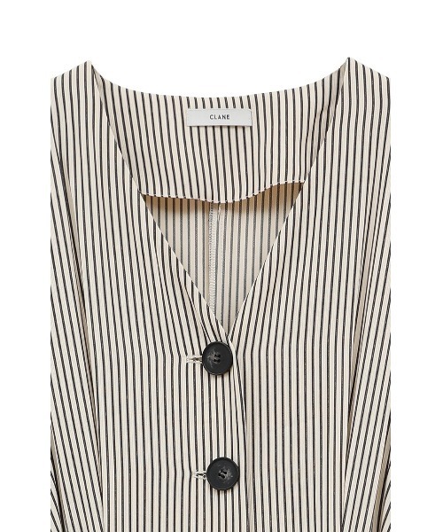 オールインワン STRIPE BIG BUTTON ALL IN ONE レディース