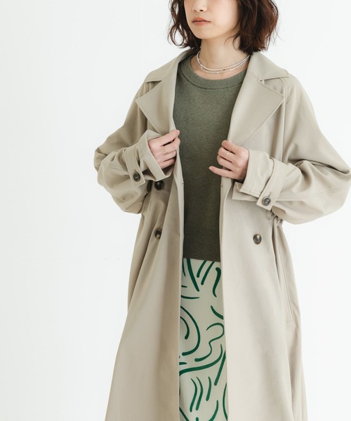【ふるさま専用】ドロストトレンチコート URBAN RESEARCH トレンチコート コート 「防花粉/撥水/UVカット