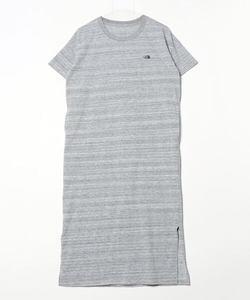 ノースフェイス　レディース　ワンピース　Mサイズ　グレー THE NORTH FACE 「THE FACE」 半袖ワンピース M グレー