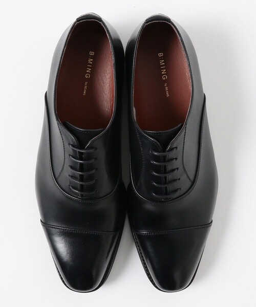 beams ビジネスシューズ B：MING by BEAMS ビジネスシューズ ストレートチップ