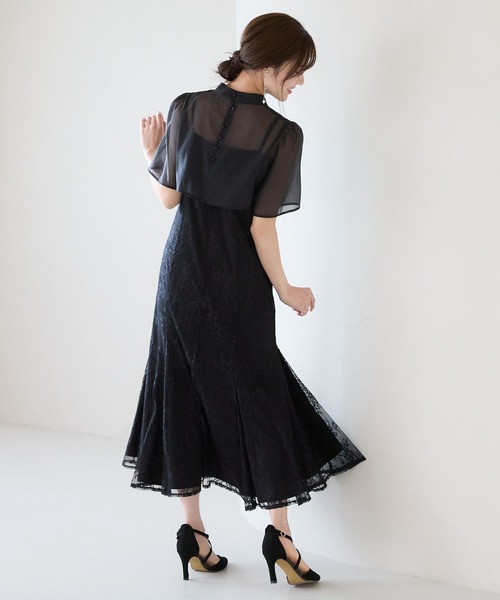 Andemiu（アンデミュウ） ドレス 2Pボレロ×レースキャミドレス310343