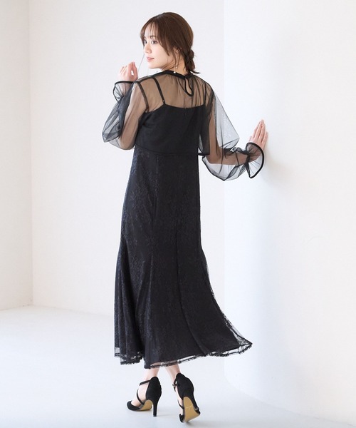 Andemiu(アンデミュウ) ドレス 2Pボレロ×レースキャミドレス310343 Andemiu(アンデミュウ) ドレス 2Pボレロ×レースキャミドレス310343