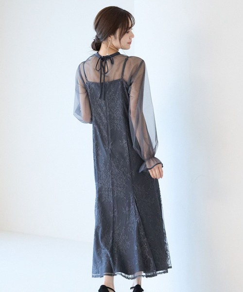 Andemiu（アンデミュウ） ドレス 2Pボレロ×レースキャミドレス310343