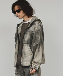 ブルゾン アウター 「セットアップ対応」フーデットデニムブルゾン メンズ｜ZOZOTOWN Yahoo!店