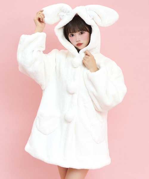 シークレットハニー　ミスバニー　コート Secret Honey 「Secret Honey」 コート MEDIUM オフホワイト