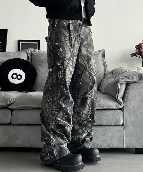 新素材新作 tree Real camo pants cargo パンツ - パンツ