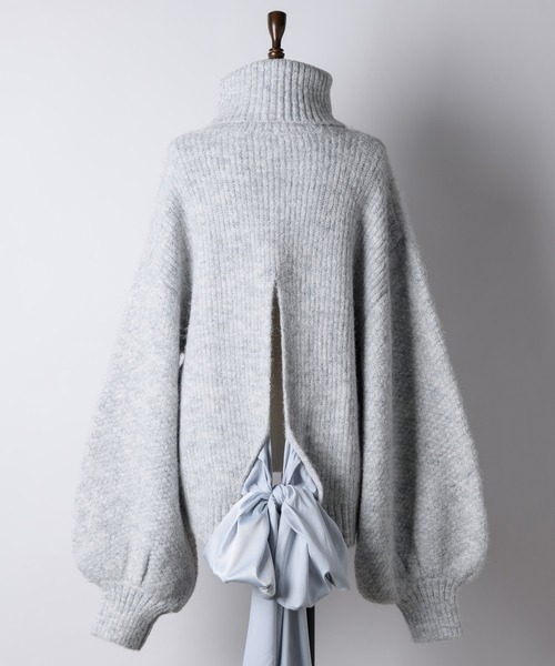 「LA BELLE ETUDE」 タートルネックニット FREE ブルー レディース_画像8