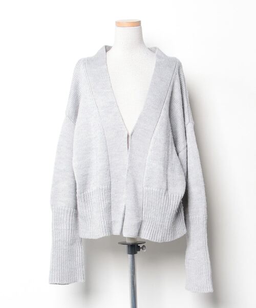 Kastane（カスタネ） ニットカーディガン FREE グレー レディース