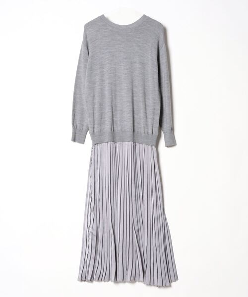 「Munich」 ドッキングワンピース FREE グレー レディース_画像2