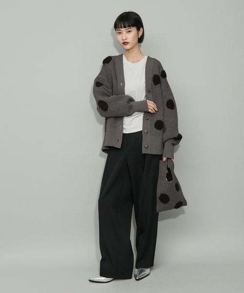 「ADAM ET ROPE'」 ハンドバッグ FREE グレー レディース_画像2