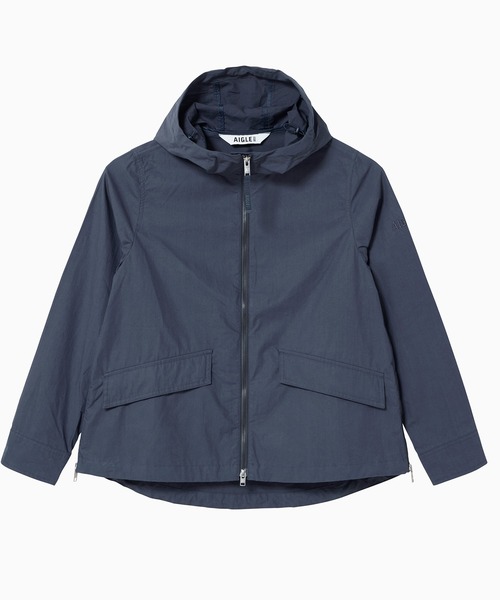 美品✨エブール　コットン　フーデットブルゾン　マウンテンパーカー　ジップアップ AIGLE（エーグル） マウンテンパーカー ウインドブレーカー UPF40 UV