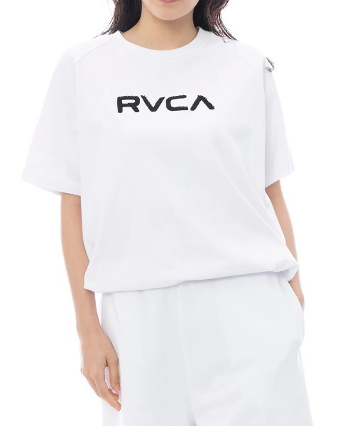 tシャツ RVCA レディース RVCA SPORT SS TEE Tシャツ 「2025年春夏モデル」/ルーカセットアップ対応ドローコード付き半袖Tシ