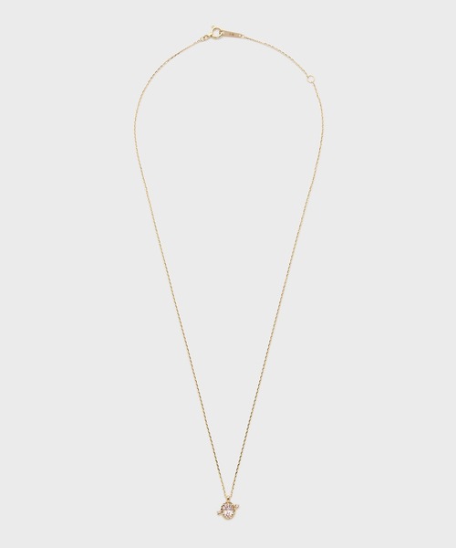 ネックレス K10モルガナイトネックレス レディースの画像