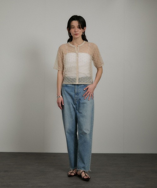 SALON adam et rope'（サロン アダム エ ロペ） カーディガン シアー