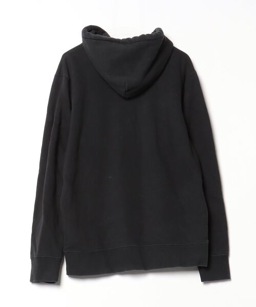 HUFブラックパーカー HUF 「HUF」 プルオーバーパーカー L ブラック メンズ