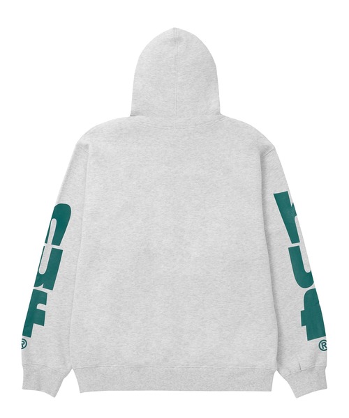 HUF グレー フルジップパーカー XL HUF 「HUF」 プルオーバーパーカー X-LARGE アッシュグレー