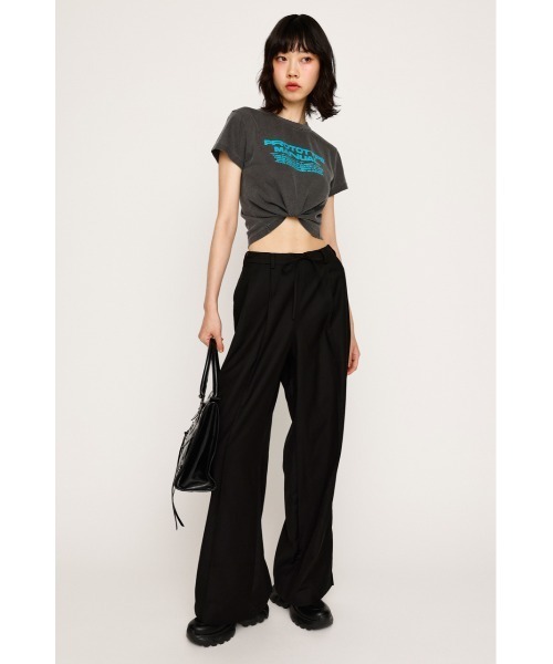 SLY スラックス パンツ RELAX TUCK MANNISH PT リラックス