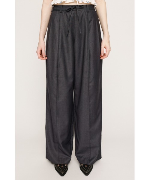 SLY スラックス パンツ RELAX TUCK MANNISH PT リラックス