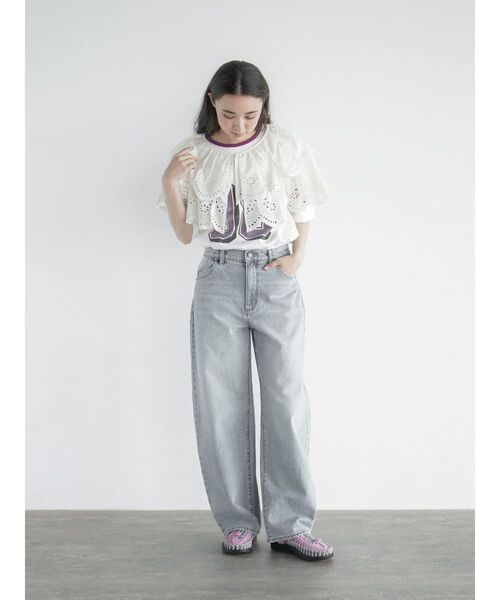 FIKA.（フィーカ） Cutwork lace layered Bolero レディース