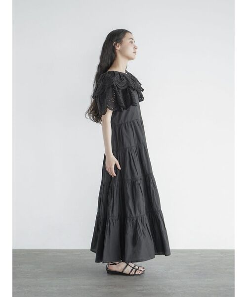 FIKA.（フィーカ） Cutwork lace layered Bolero レディース