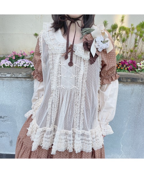 1/21までお値下げ中♡ピンクハウス ポンチョ コート 量産型/参戦服/推し活 ベアフードピンクポンチョコート コート