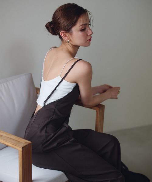 KINO THE KEI サロペット オーバーオール バック ストラップ