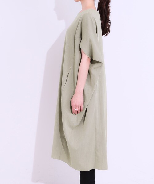 SHOO・LA・RUE（シューラルー） ワンピース 半袖 「S-LL」楽にサマ見え