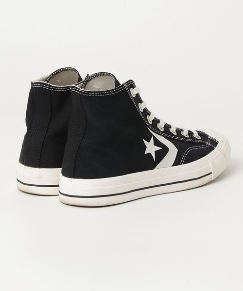 「CONVERSE」 ハイカットスニーカー 24.5cm ブラック レディース