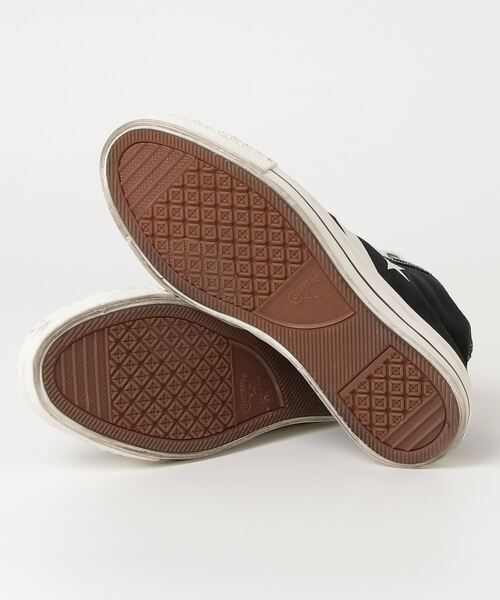 「CONVERSE」 ハイカットスニーカー 24.5cm ブラック レディース