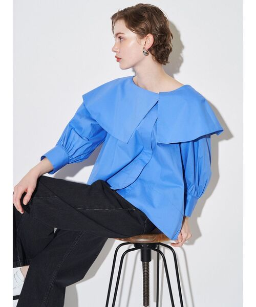 レディース マルチ シルキー ブラウス ELENDEEK（エレンディーク） ブラウス シャツ マルチネックブラウス