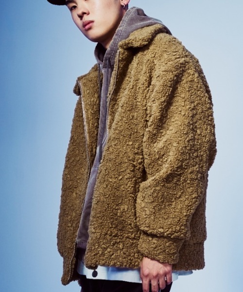 Kappa（カッパ） コート ジャケット ボアフリースジャケット メンズ
