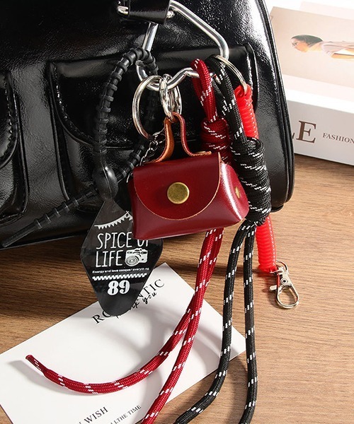 c.u.l キーホルダー ミニバッグ カラビナ付き じゃらじゃら バッグ