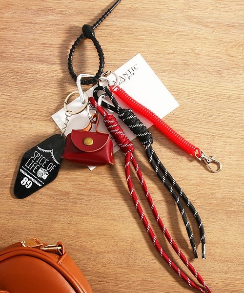 c.u.l キーホルダー ミニバッグ カラビナ付き じゃらじゃら バッグ