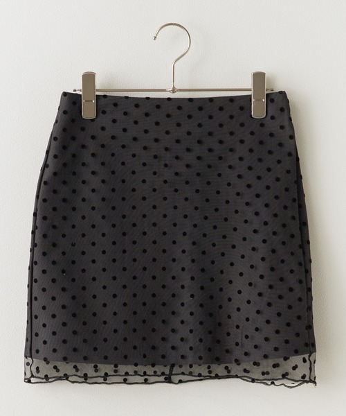 SALE【Alaia】ドット柄ミニスカート AO2 スカート Dot Mini Skirt / ドット柄 ミニスカート