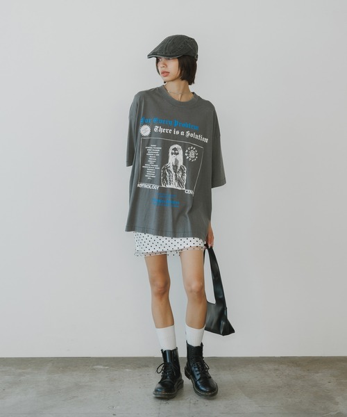 BLANK スカート Dot Mini Skirt / ドット柄 ミニスカート