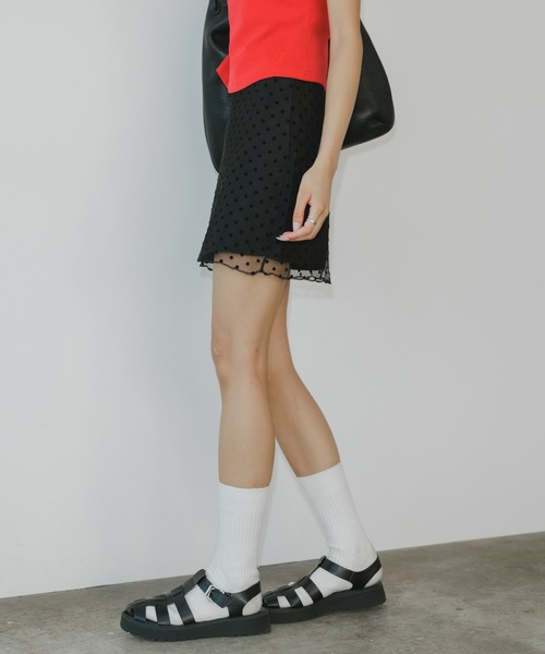 未使用❤とにかく❇可愛い～色❇(*≧з≦)のスカート♪(^^) BLANK スカート Dot Mini Skirt / ドット柄 ミニスカート