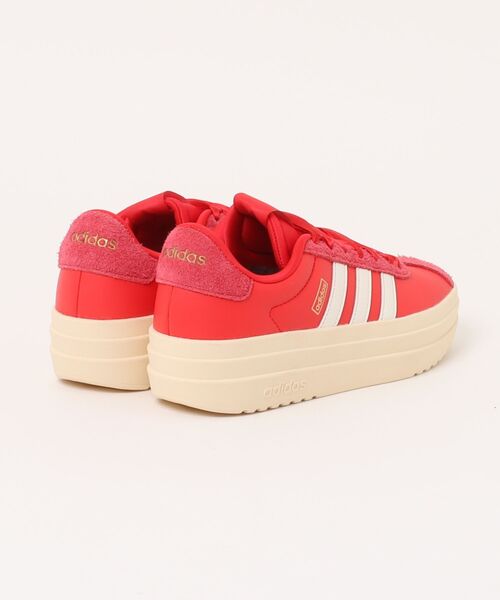 [アディダス] VL コート ボールド [W VL COURT BOLD] レッド/オフホワイト/ベタースカーレット JQ5628 adidas（アディダス） スニーカー VL COURT BOLD VL コート ボールド