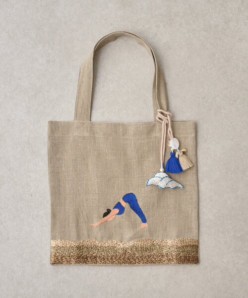 新品未使用　FELLER ハワイアン刺繍 トートバッグ hawaii ハワイで購入 フラワー刺繍 トートバッグ - メルカリ