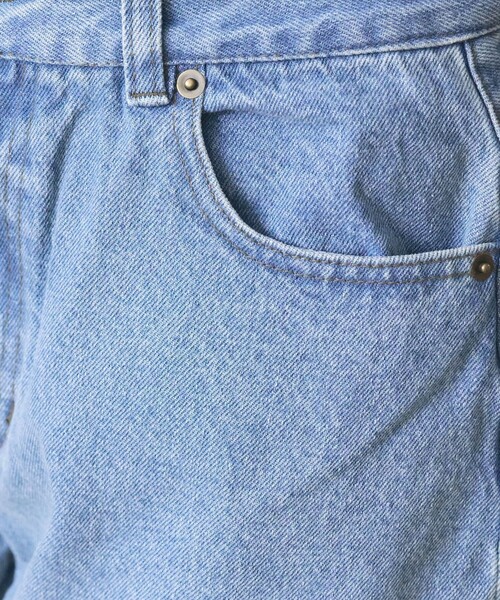 [FREAK'S STORE] обработка Denim брюки MEDIUM sax голубой женский 